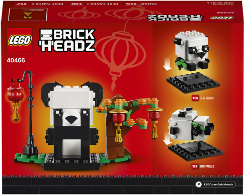 LEGO Brickheadz 40466 - Panda del Capodanno Cinese