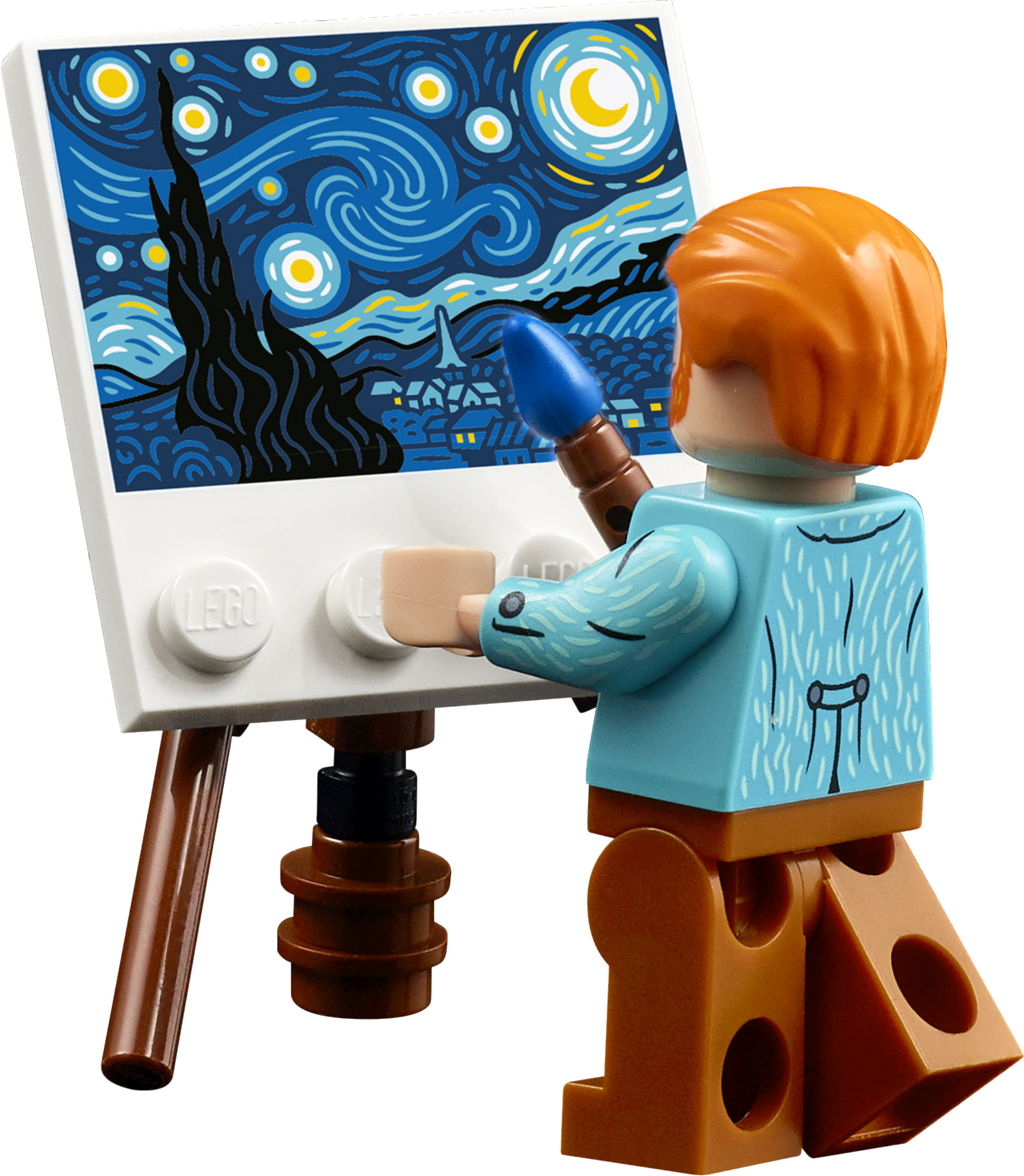 Notte stellata di van Gogh by Lego