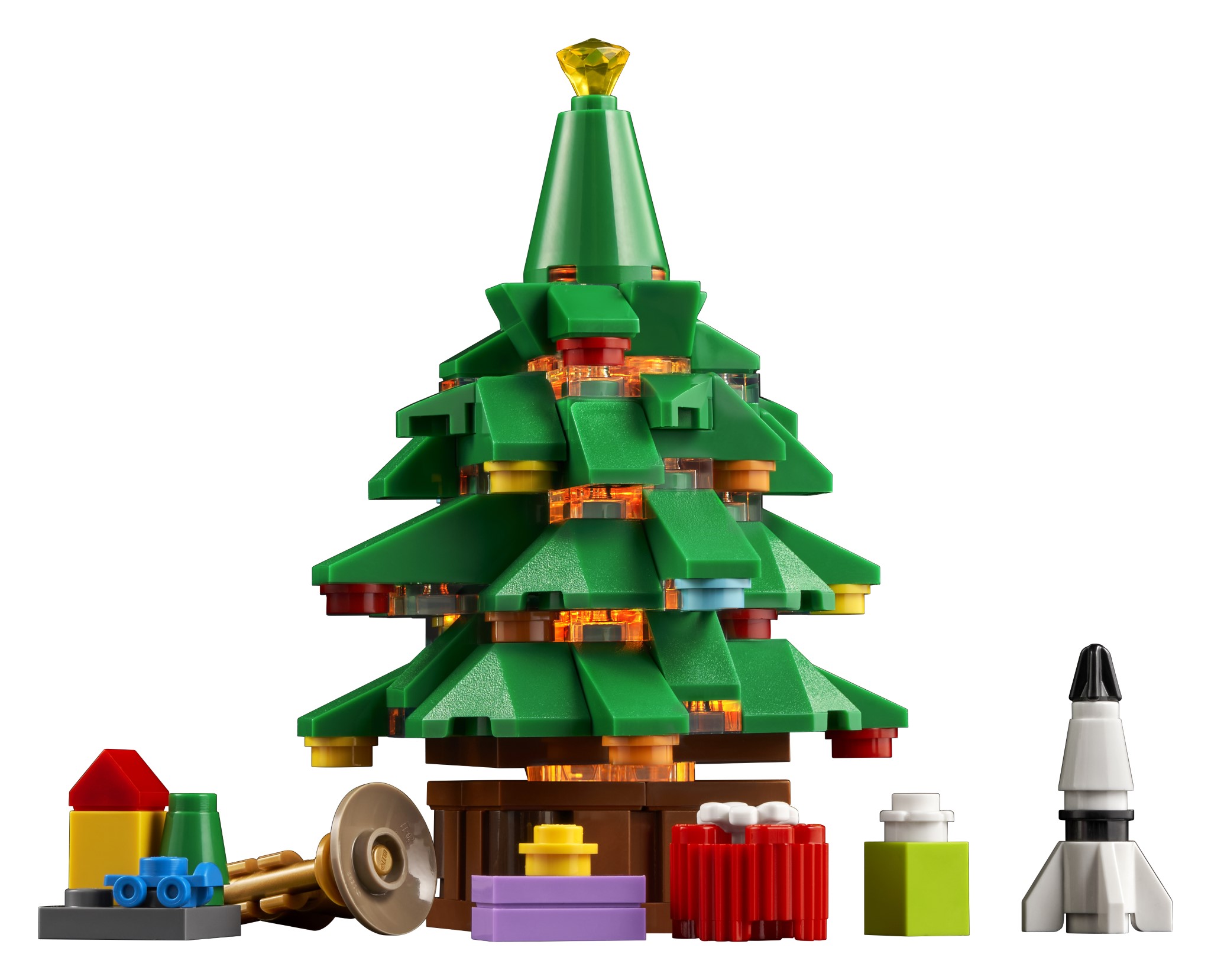 Mercatini, Babbo Natale e un intero villaggio natalizio costruito con  mattoncini Lego