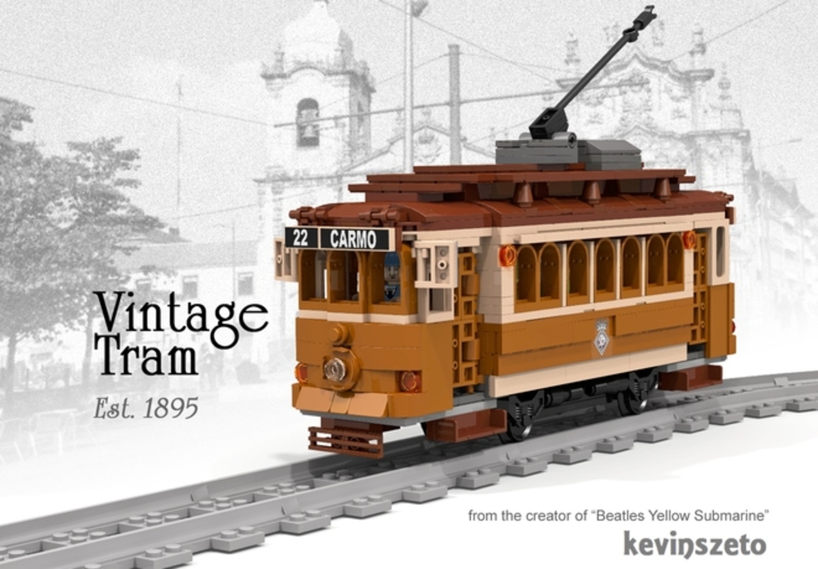 LEGO Ideas: Vintage Tram Raggiunge i 10.000 Sostenitori