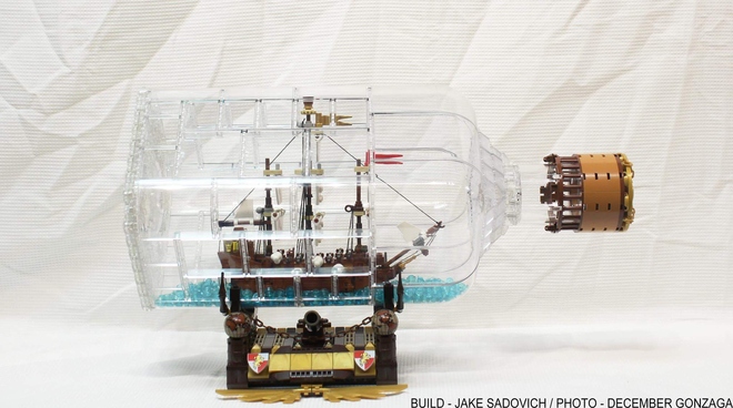 LEGO Ideas: The Ship in a Bottle, The Flagship Leviathan Raggiunge i 10.000 Sostenitori