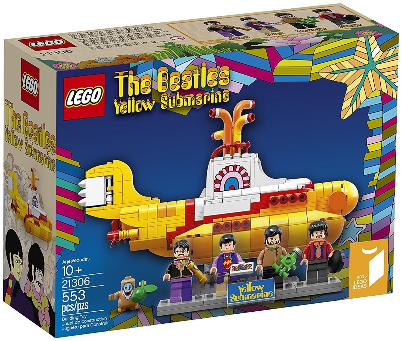 Disponibile il set LEGO Ideas The Beatles Yellow Submarine (21306)