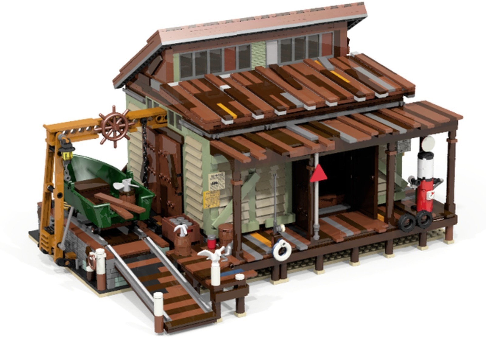 LEGO Ideas: Boat Repair Shop Ragggiunge 10.000 Sostenitori