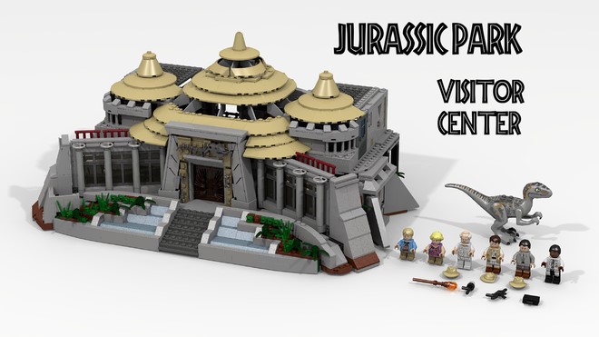 LEGO Ideas: Il Jurassic Park Visitor Center Raggiunge i 10.000 Sostenitori