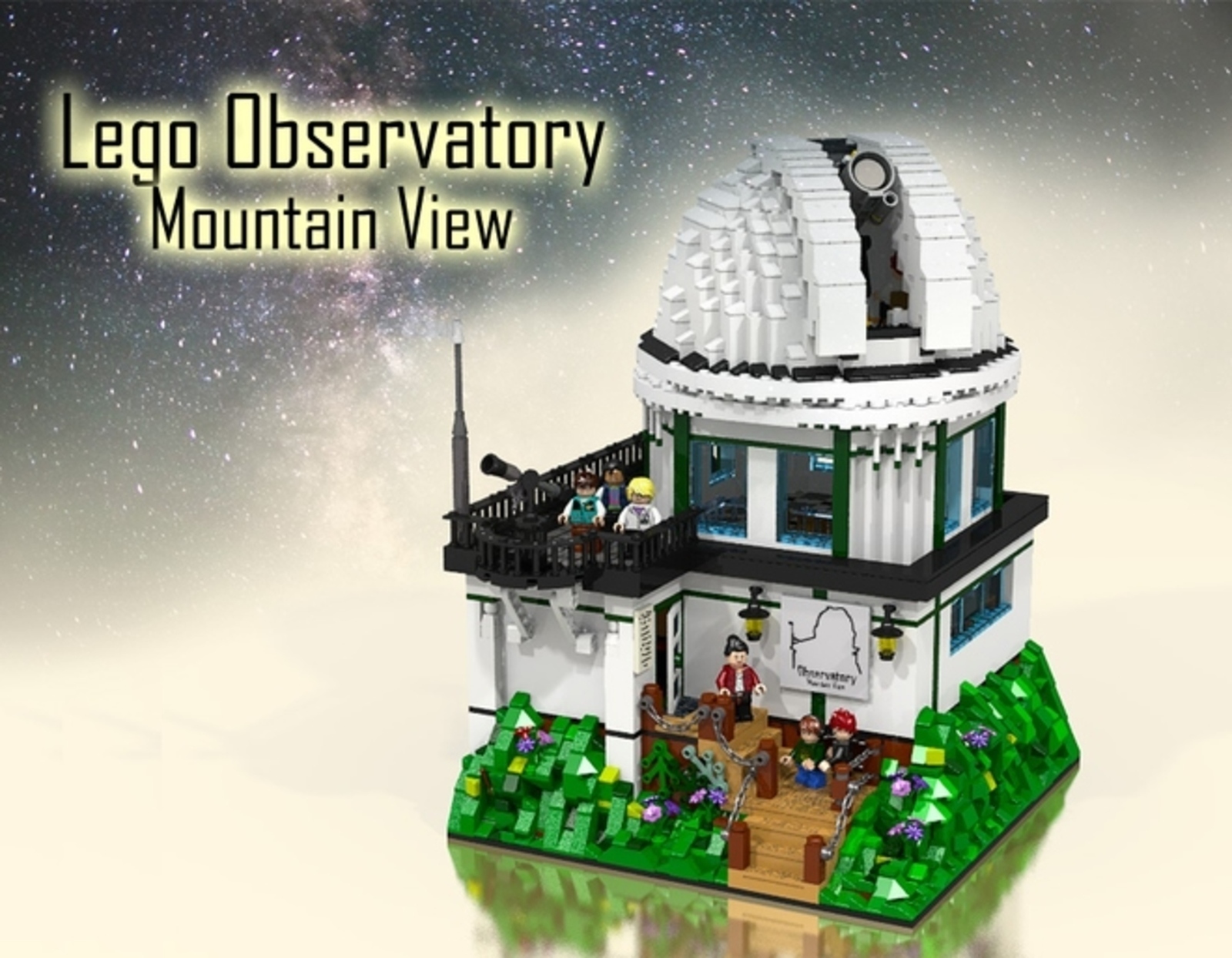 LEGO Ideas: LEGO Observatory – Mountain View Raggiunge i 10.000 Sostenitori