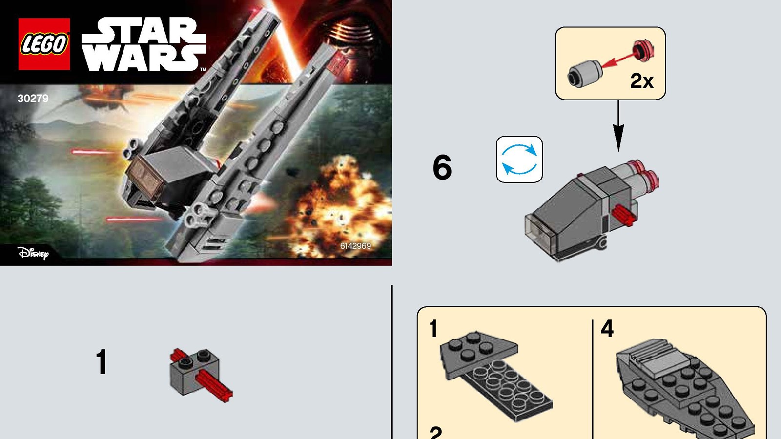 Le Istruzioni per Costruire i Modellini LEGO di Star Wars Il Risveglio della Forza