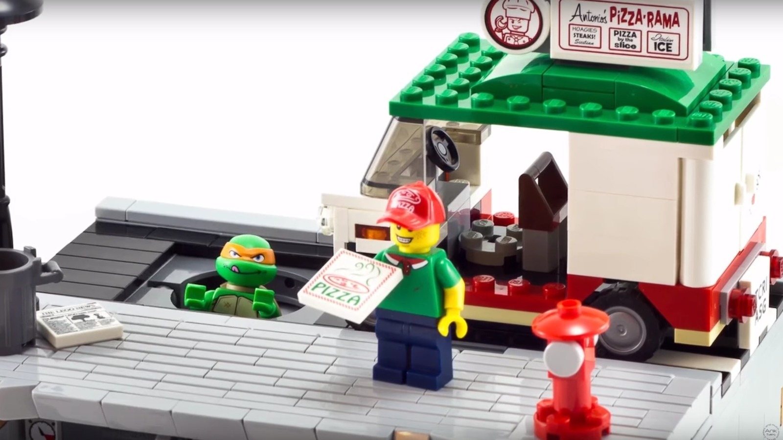 LEGO TMNT Teenage Mutant Ninja Turtles – The Lair Stop Motion MOC