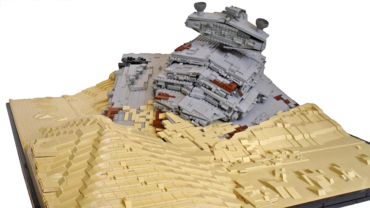 Il Destroyer di Star Wars il Risveglio della Forza in una MOC LEGO