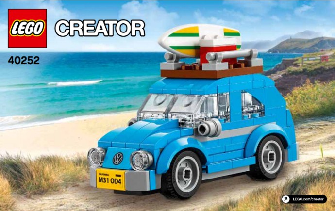 Le Istruzioni del set LEGO Creator Mini Volkswagen Beetle (40252)