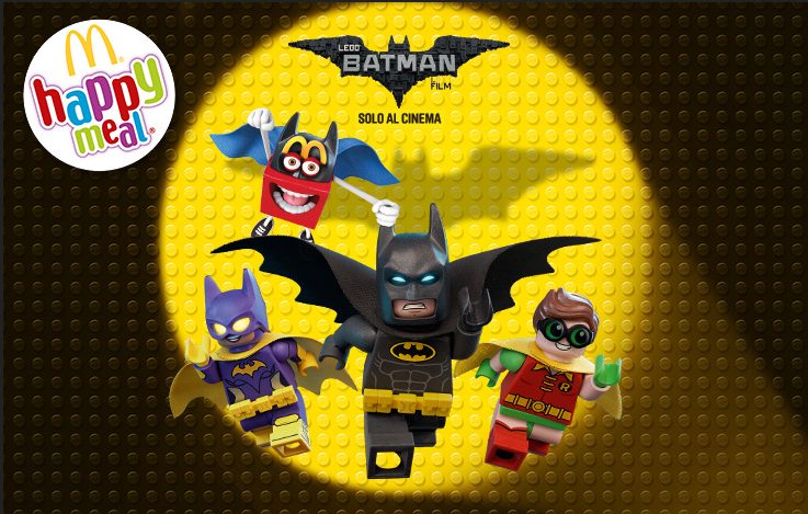 Arrivata in Italia la Promozione McDonald’s di The LEGO Batman Movie