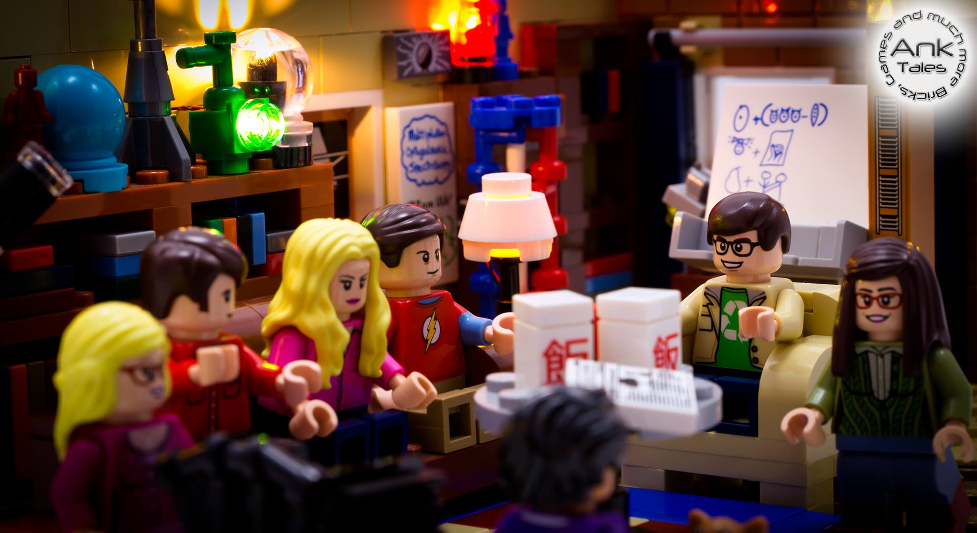 Illuminazione LEGO: il kit per Big Bang Theory nel Video di AnkTales