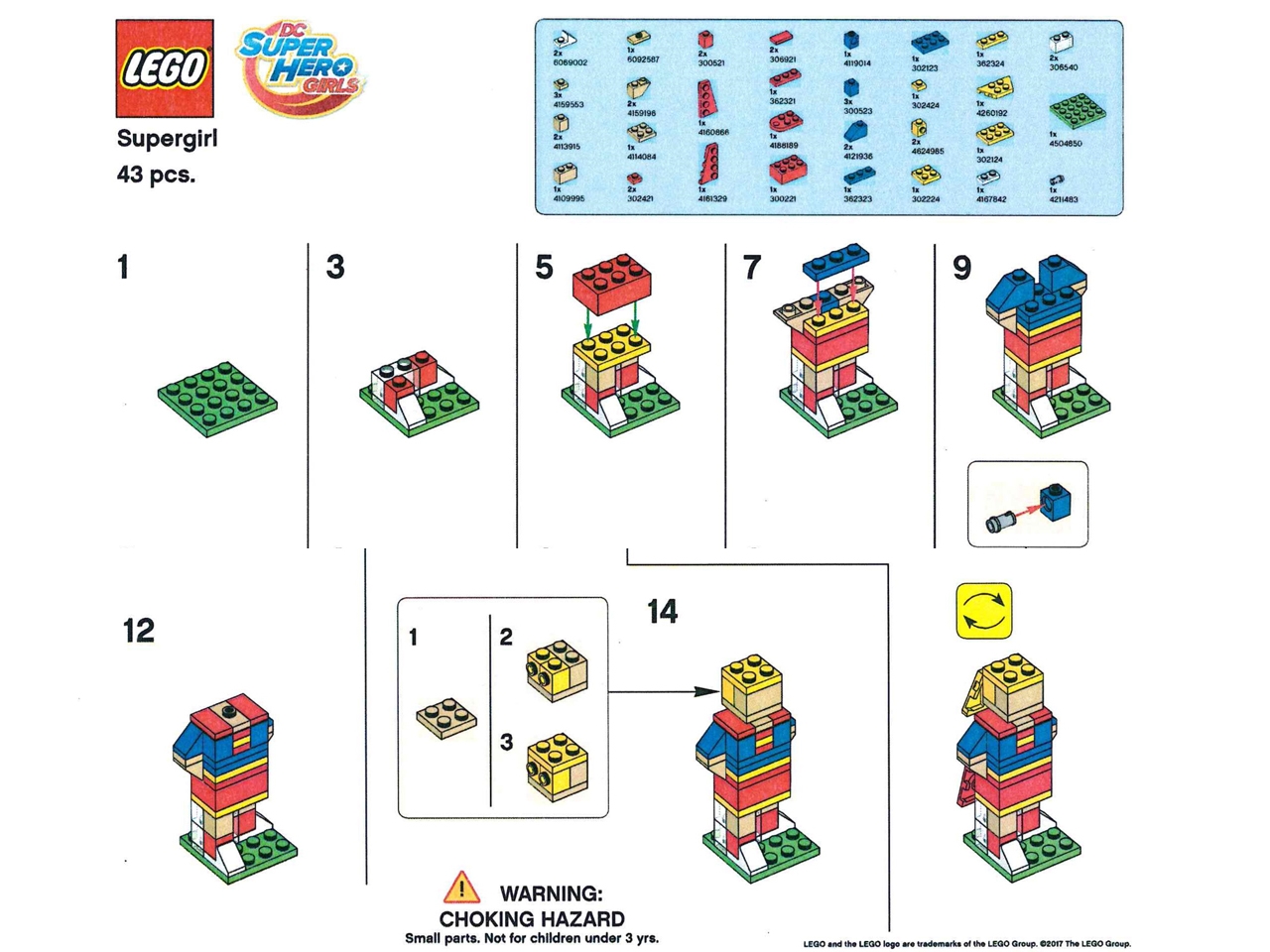 Le Istruzioni delle Miniland LEGO DC Super Hero Girls