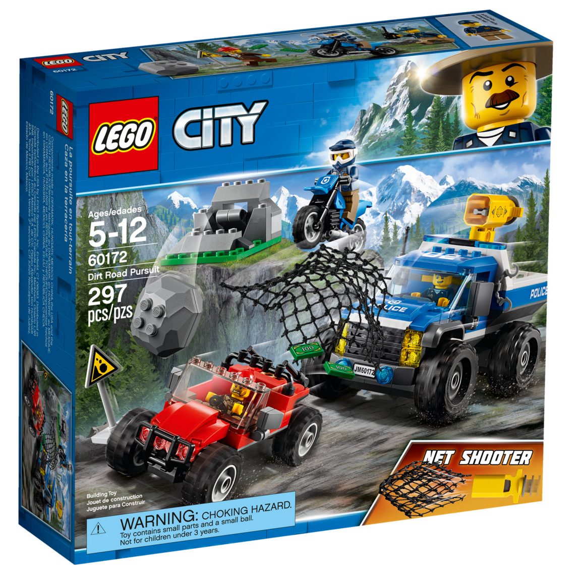 LEGO City 2018: le Immagini Ufficiali del set Dirt Road Pursuit (60172)