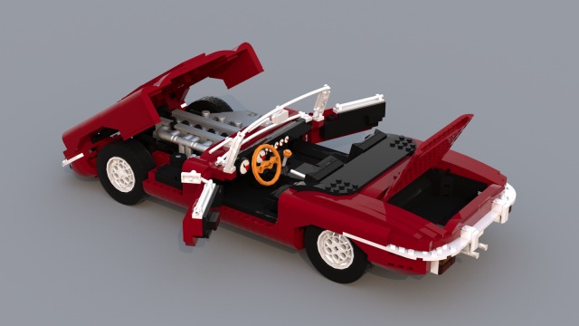 LEGO Ideas Jaguar E-Type Roadster