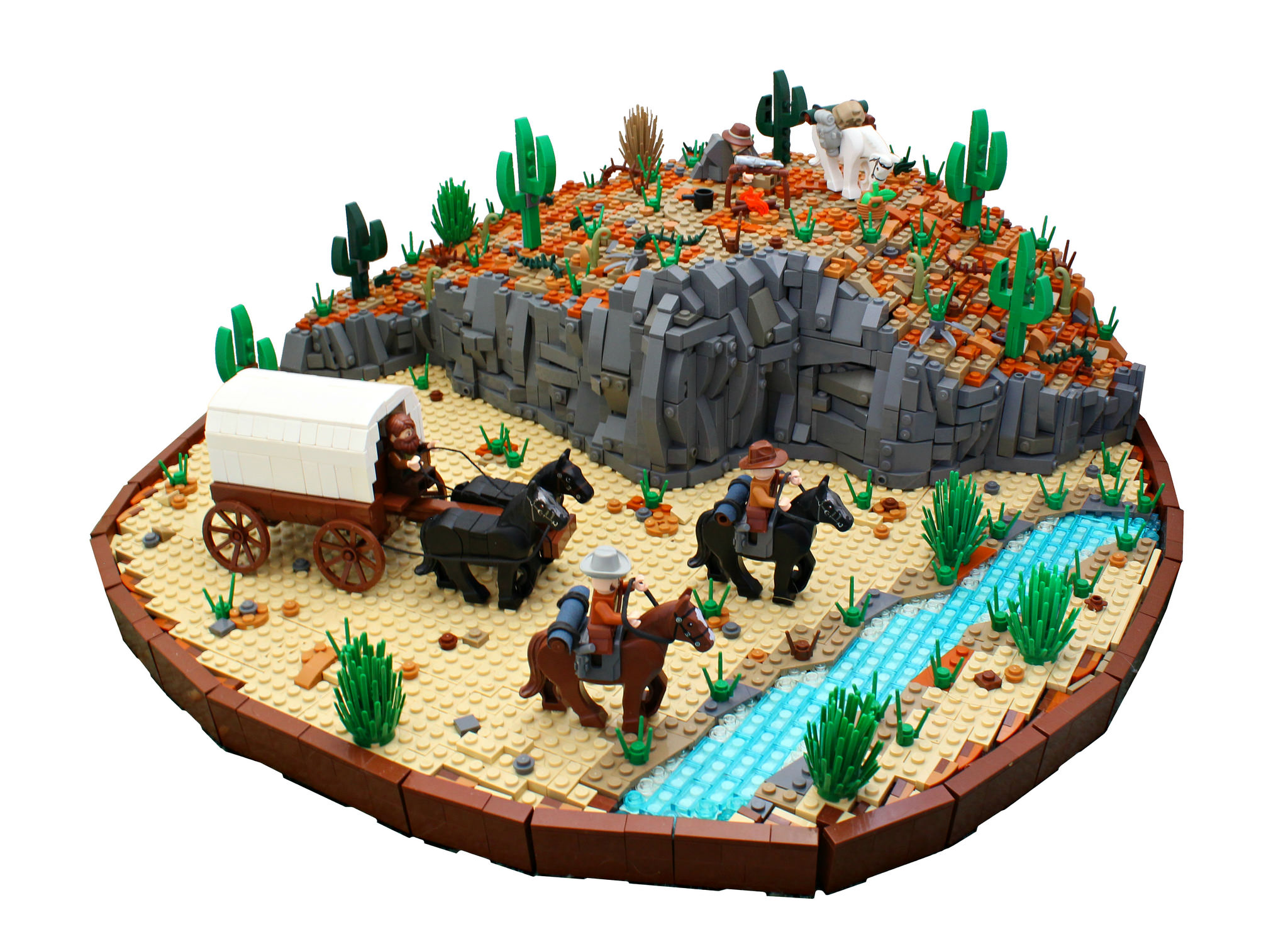 In Viaggio Verso il Tramonto nel Far West LEGO