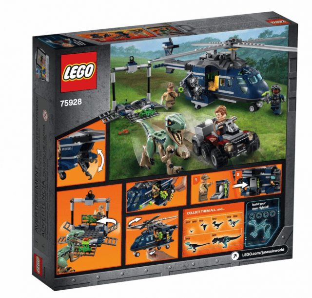 75928 – LEGO Jurassic World Blue’s Helicopter Pursuit