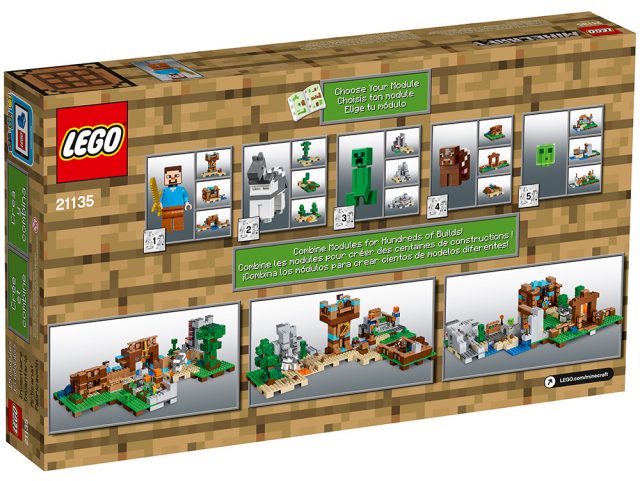 LEGO Minecraft 21135 - Crafting Box 2.0 scatola retro