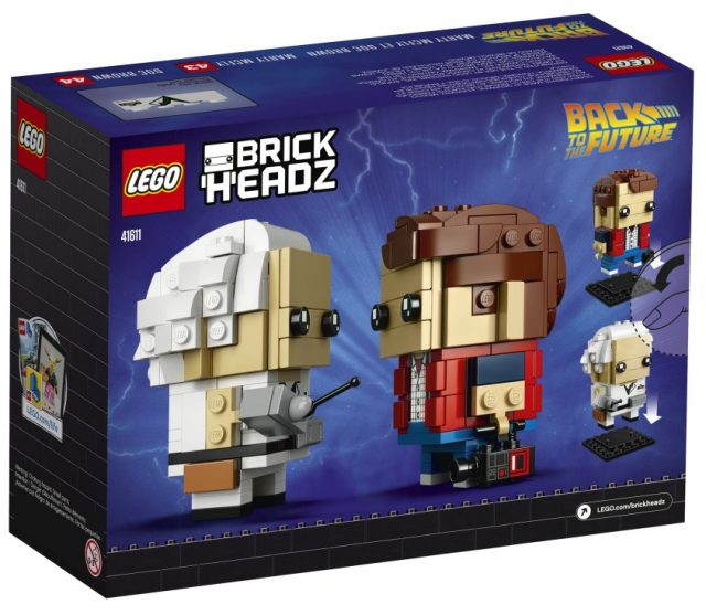 LEGO BrickHeadz Back to the Future Marty McFly & Doc Brown (41611)