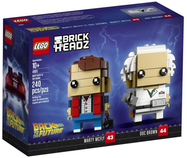 LEGO BrickHeadz Back to the Future Marty McFly & Doc Brown (41611)