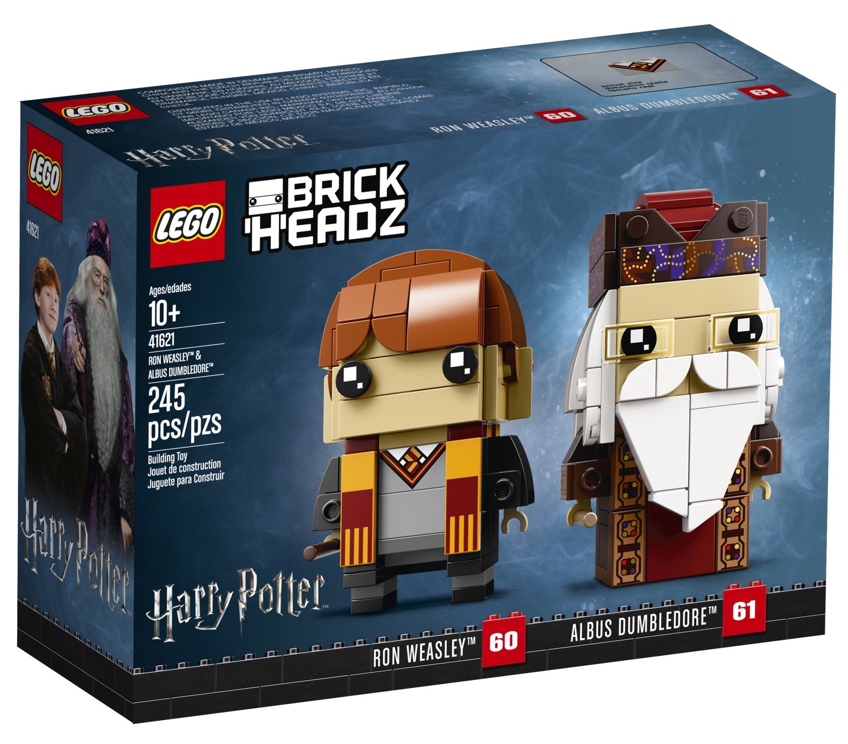 LEGO BrickHeadz Harry Potter Ron Weasley & Dumbledore (41621)