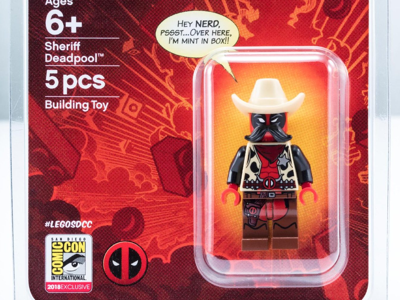 LEGO Marvel Super Heroes Sheriff Deadpool in Esclusiva al San Diego Comic Con 2018