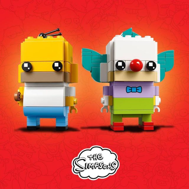 LEGO BrickHeadz The Simpsons Homer & Krusty the Clown (41632)