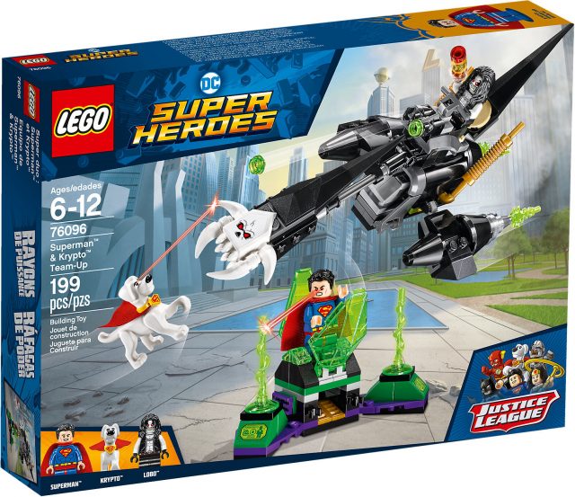 LEGO DC Comics Super Heroes 76096 - L'alleanza Tra Superman E Krypto scatola