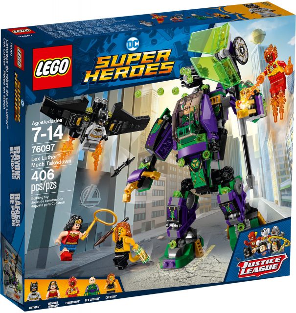 LEGO DC Comics Super Heroes 76097 - Duello Robotico Con Lex Luthor Scatola