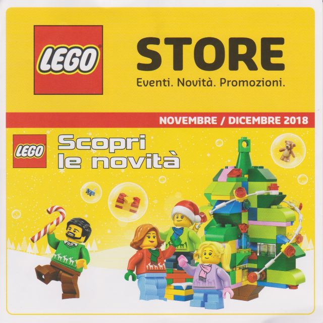 Volantino del LEGO Store Italia Novembre – Dicembre 2018