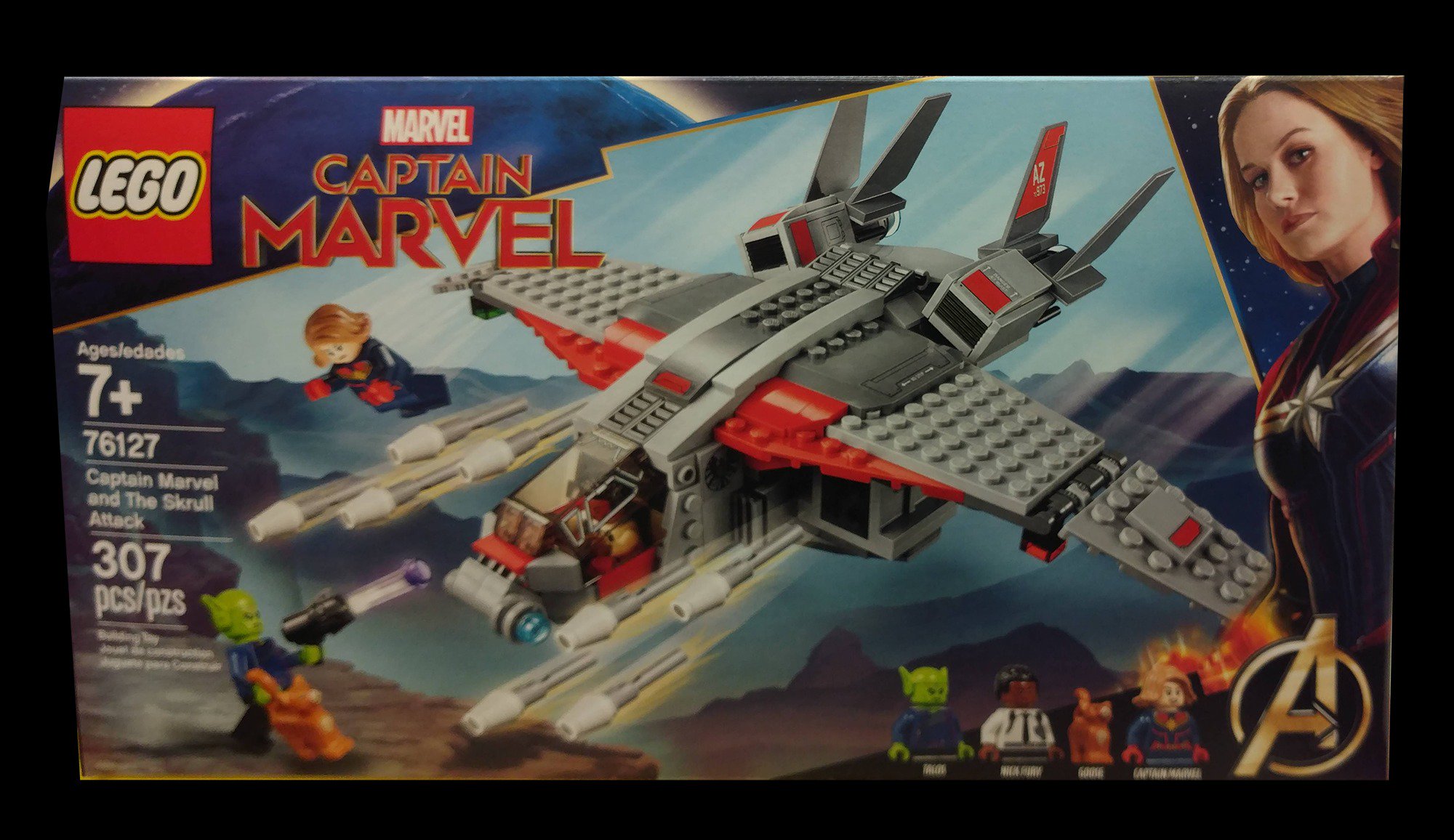 Rivelato il set LEGO Marvel Captain Marvel and the Skrull Attack (76127)