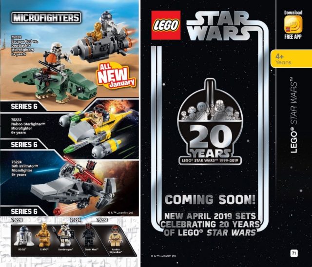 I set LEGO Star Wars del 20° Anniversario Arriveranno ad Aprile