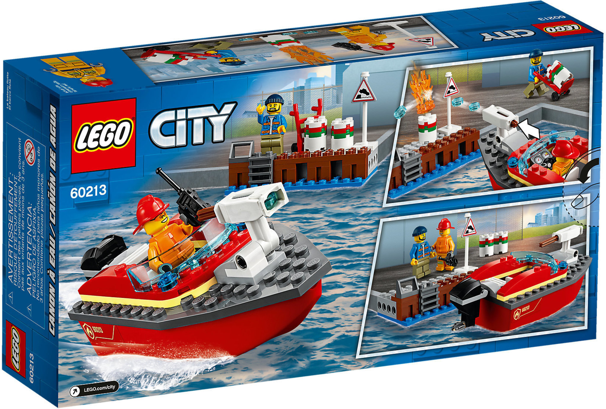 LEGO City 60213 - Incendio Al Porto