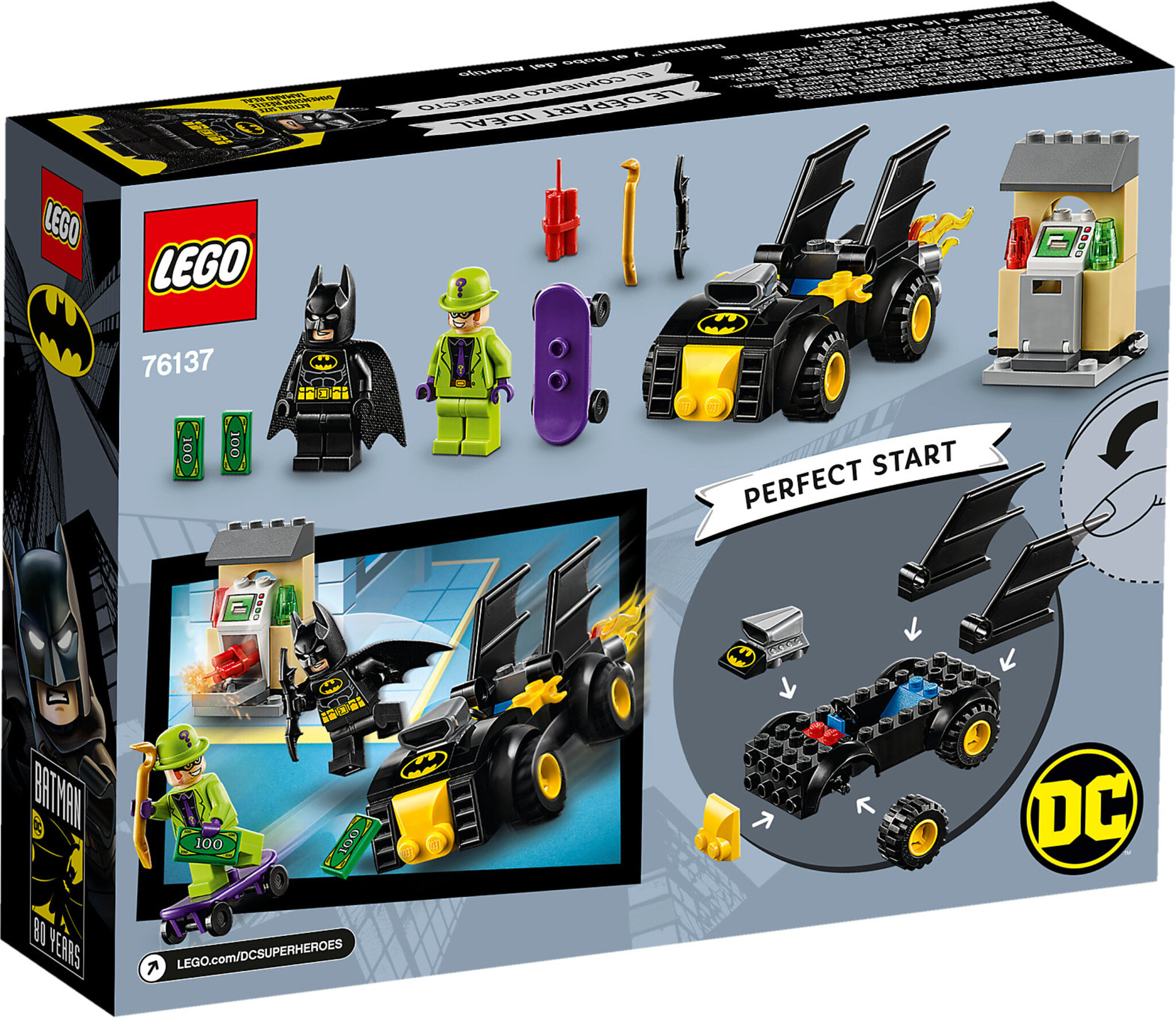 LEGO DC Super Heroes 76137 - Batman e La Rapina Dell'enigmista