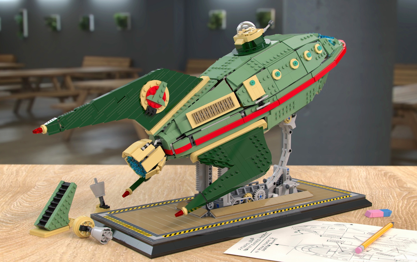 LEGO Ideas Planet Express Delivery Ship