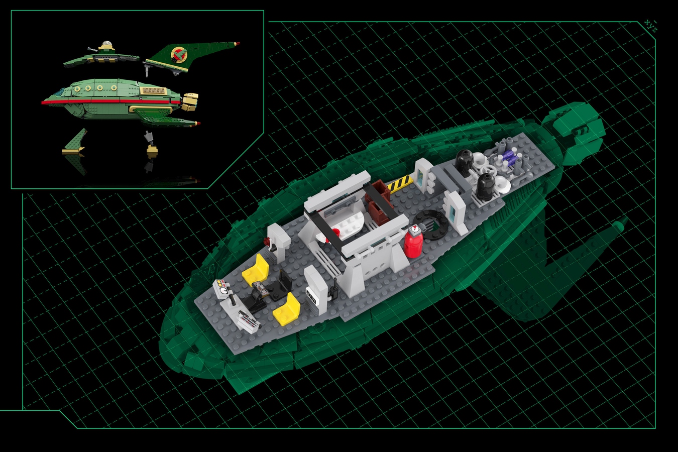 LEGO Ideas Planet Express Delivery Ship