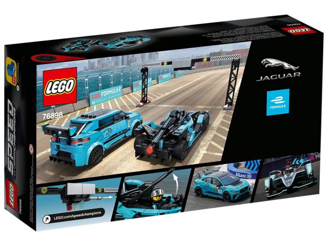 LEGO Speed Champions - Formula E Panasonic Jaguar Racing GEN 2 car & Jaguar I-PACE eTROPHY (76898)