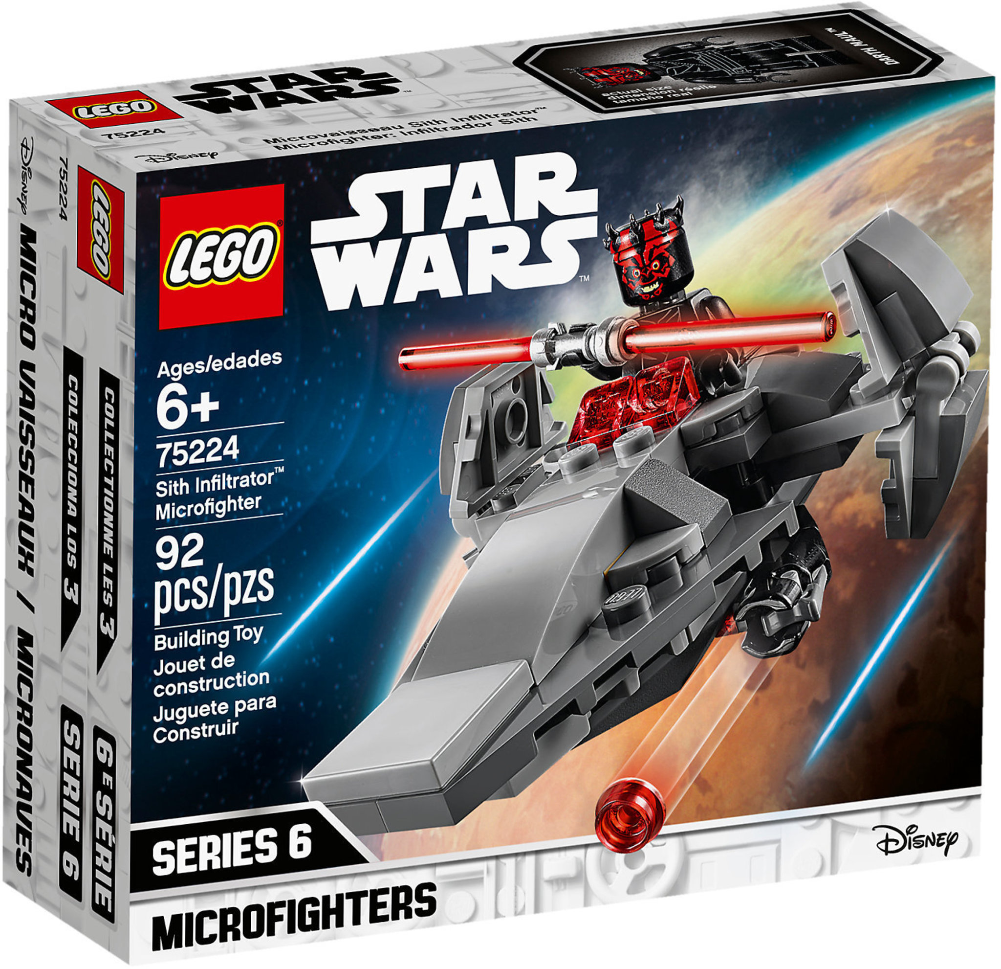 LEGO Star Wars 75224 - Microfighter Sith Infiltrator