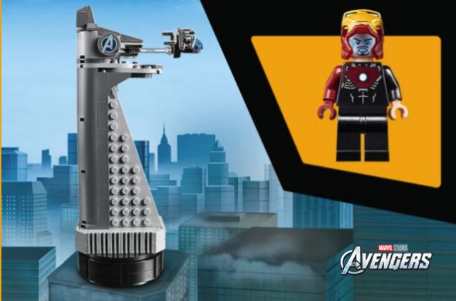 Torre Avengers LEGO omaggio 2019