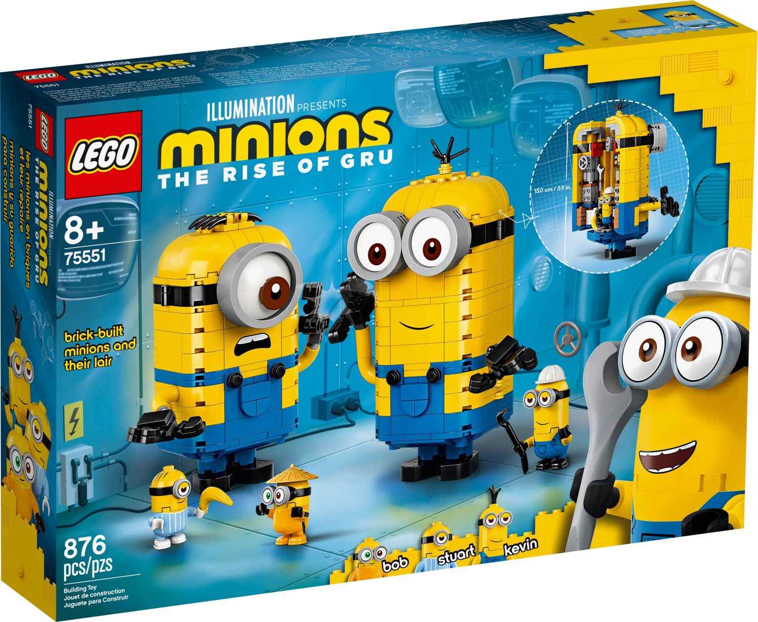 Brick-Built-Minions-and-Their-Lair-75551-2