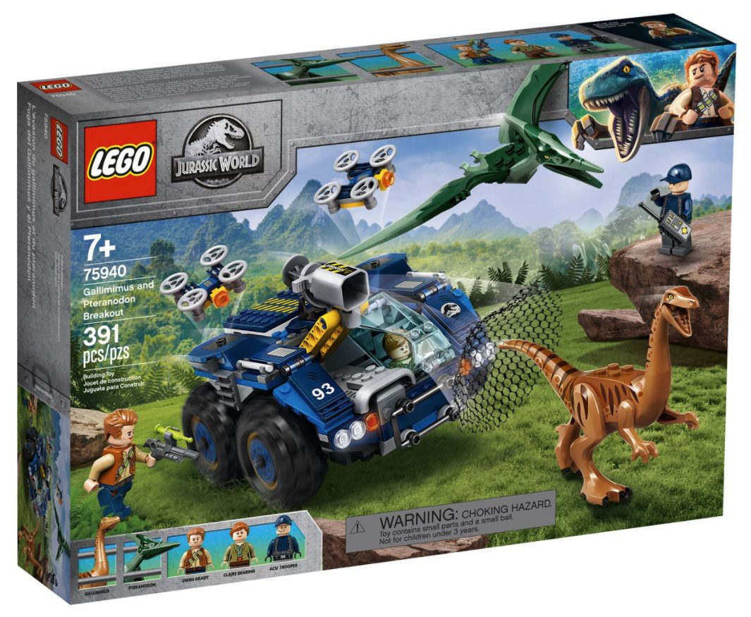 LEGO Jurassic World - Evasione di Gallimimus e Pteranodonte (75940)