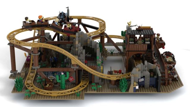 Gold Rush Mine Train Roller Coaster