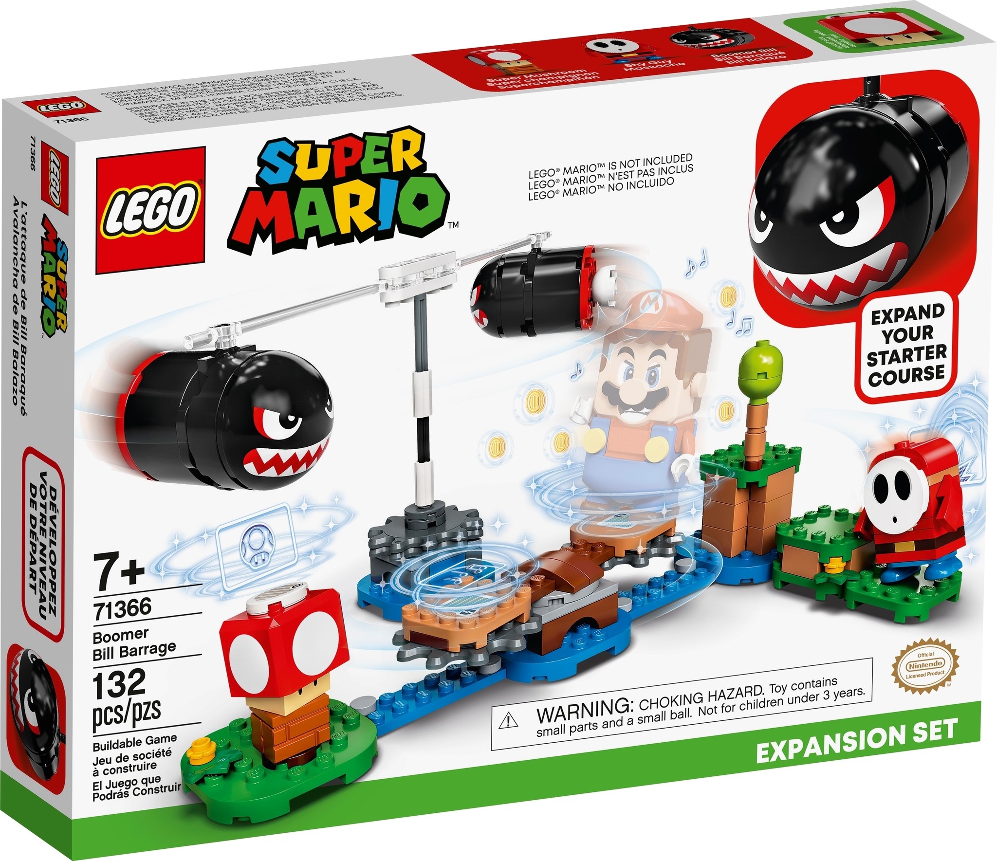 LEGO Super Mario 71366 - Sbarramento di Pallottoloni Bill