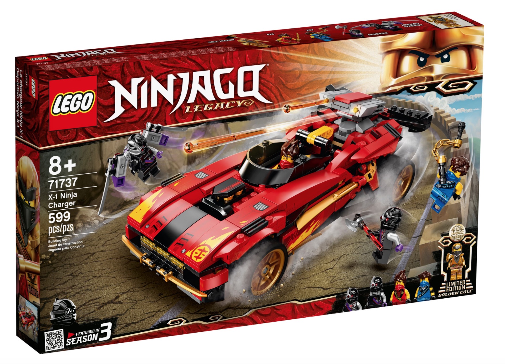 LEGO Ninjago 71737 - Super-bolide Ninja X-1 00001