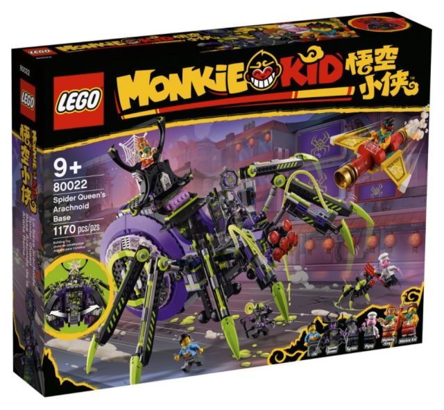 LEGO Monkie Kid 80022 - Base aracnoidea della Spider Queen