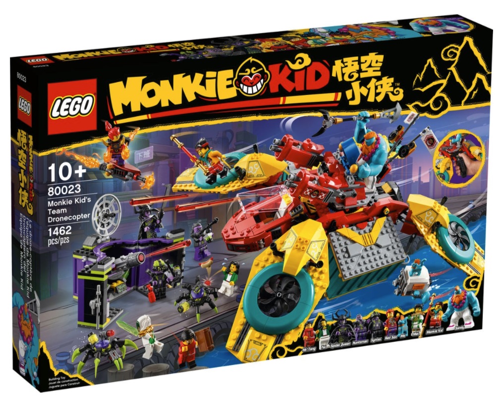 LEGO Monkie Kid 80023 - Dronecottero del team di Monkie Kid