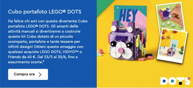 Cubo Portafoto LEGO DOTS (30557)