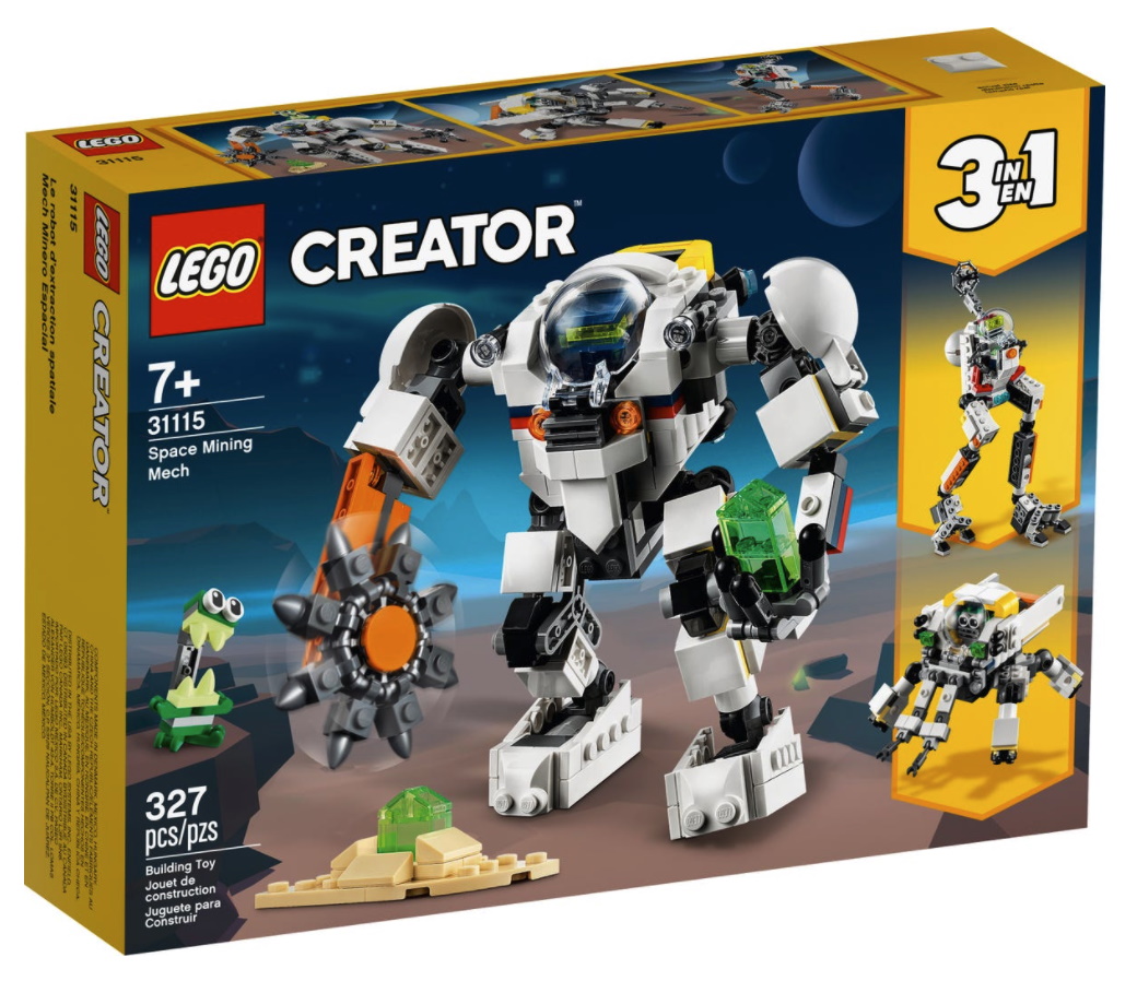 LEGO Creator 31115 - Mech per estrazioni spaziali