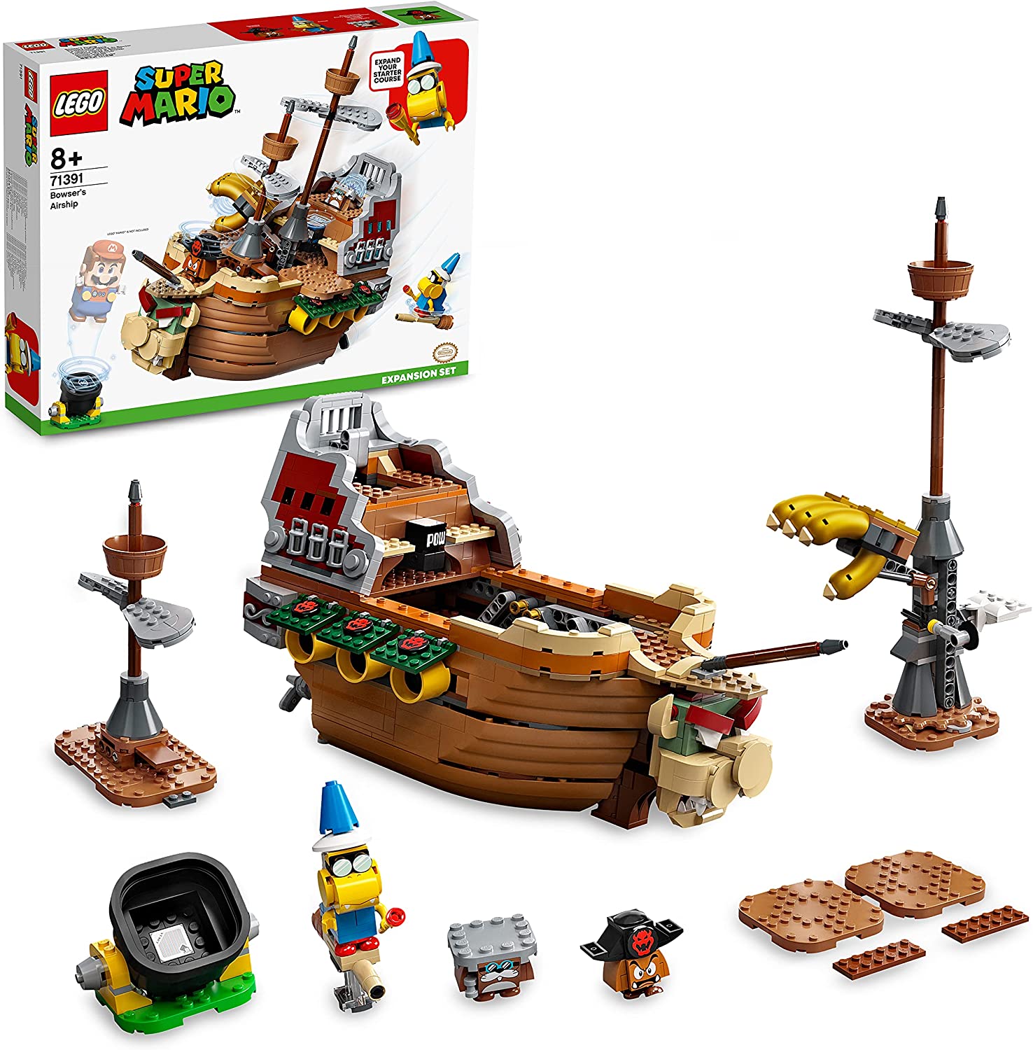 Rivelato il set LEGO Super Mario Il veliero volante di Bowser (71391)