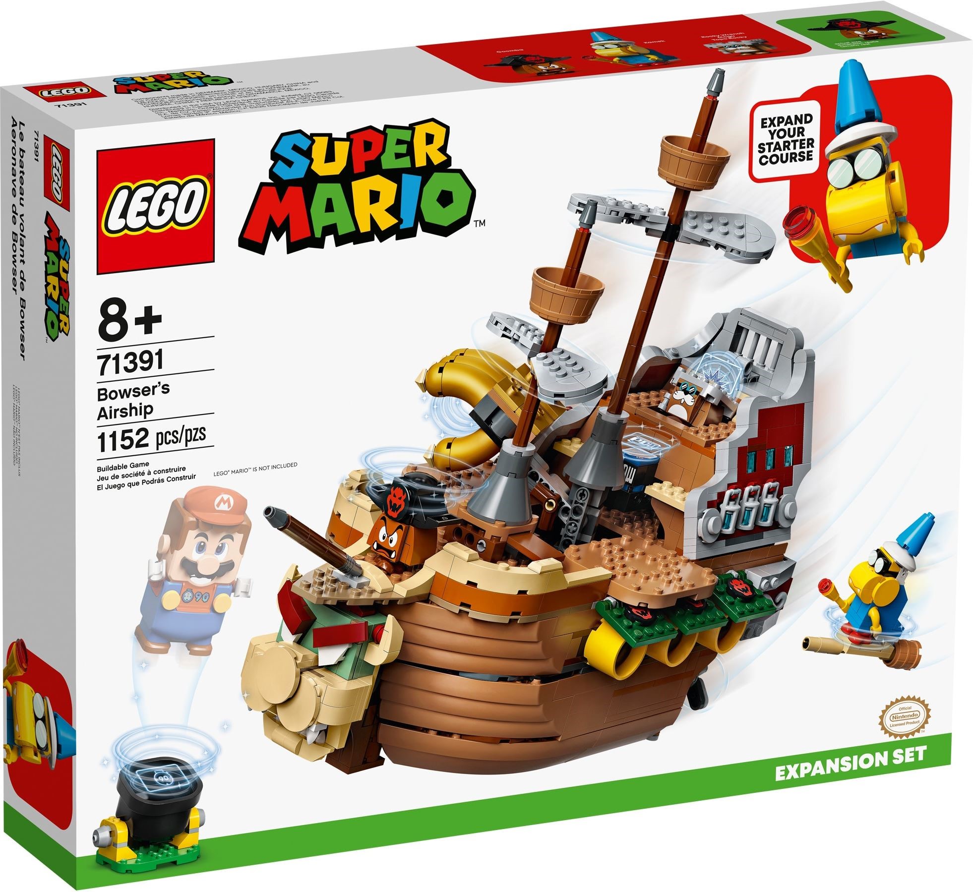 Aperti i Pre-Ordini del set LEGO Super Mario Il Veliero Volante di Bowser (71391)