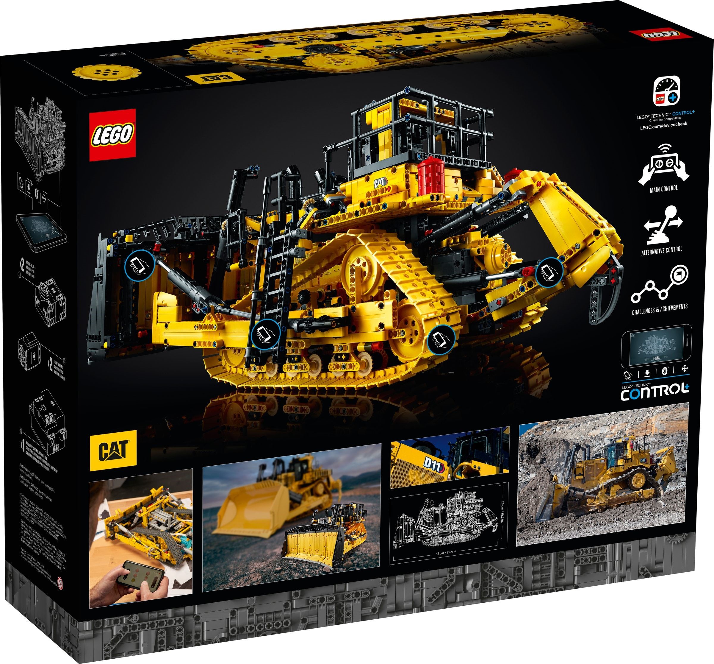 LEGO Technic Bulldozer Cat D11 Controllato da App (42131)